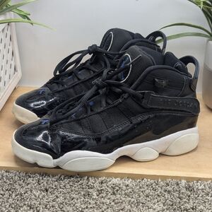 Size Y5.5 - Jordan 6 Rings Youth Basketball Shoes Casual School Classic Style